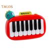 15 Keys Pocket Piano Mini Electronic Piano with Illuminated Keys for Kids Portable Music Instrument Children's Early Education Toy