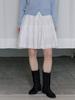 KINDABABY Petit Ruffle Midi Skirt - Off White