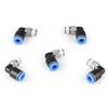 PUSH LOCK Black Vacuum Fitting Kit Turbo Wastegate & Solenoid for Turbocharged Vehicle