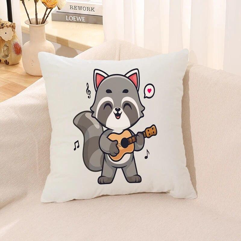 Animal Pillowcase Kawaii Room Bed Pillow Cushion Cover   Sofa