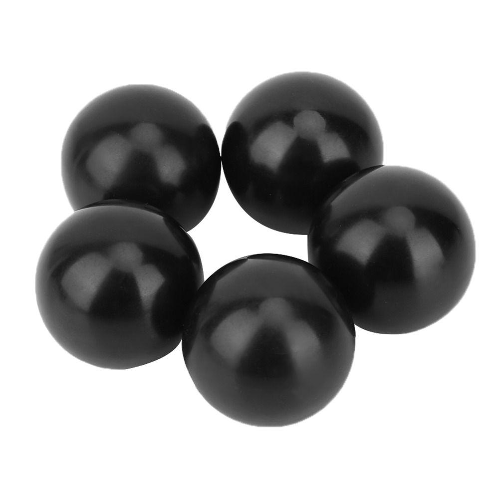 

5 pcs Black Threaded Ball Knobs Round Shape Copper Insert Thermoset Ball Knob Screw on Type Brass Operation Ball Handles M6-25