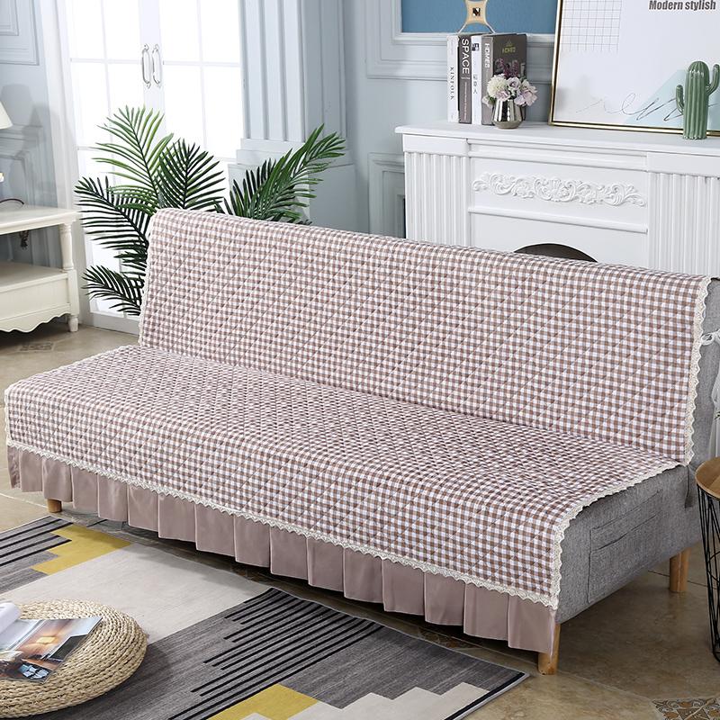 Universal Stretch  Sofa Bed Cover Couch Covers Armless Sofa Cover Washable  Elastic Folding Furniture Sofa Bed Covers