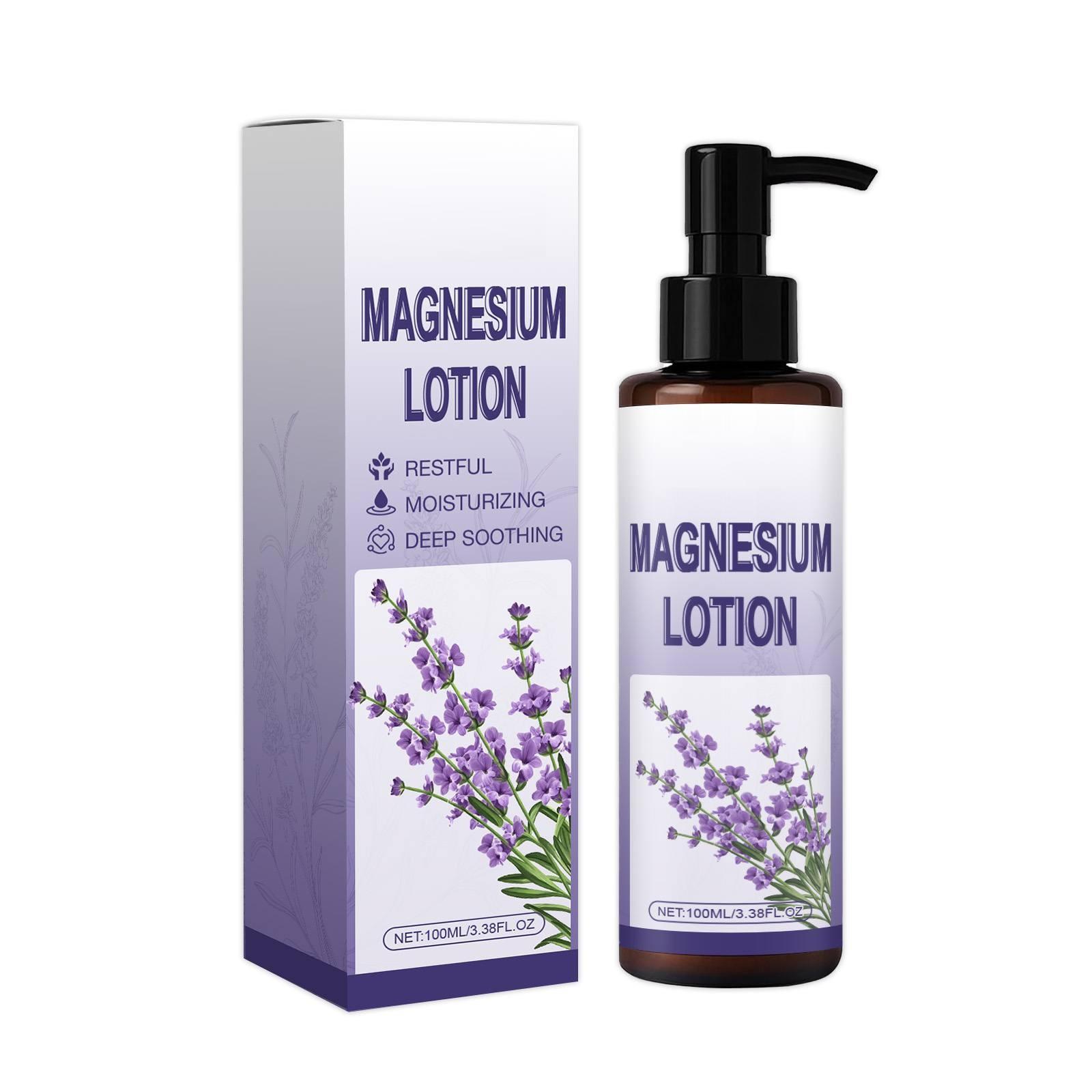 

Magnesium Lotion Muscle Tension Magnesium Extract Skin Care Lotion Moisturizing Lotion Magnesium Skin Lotion Deep Sleep,100ml One Size белый