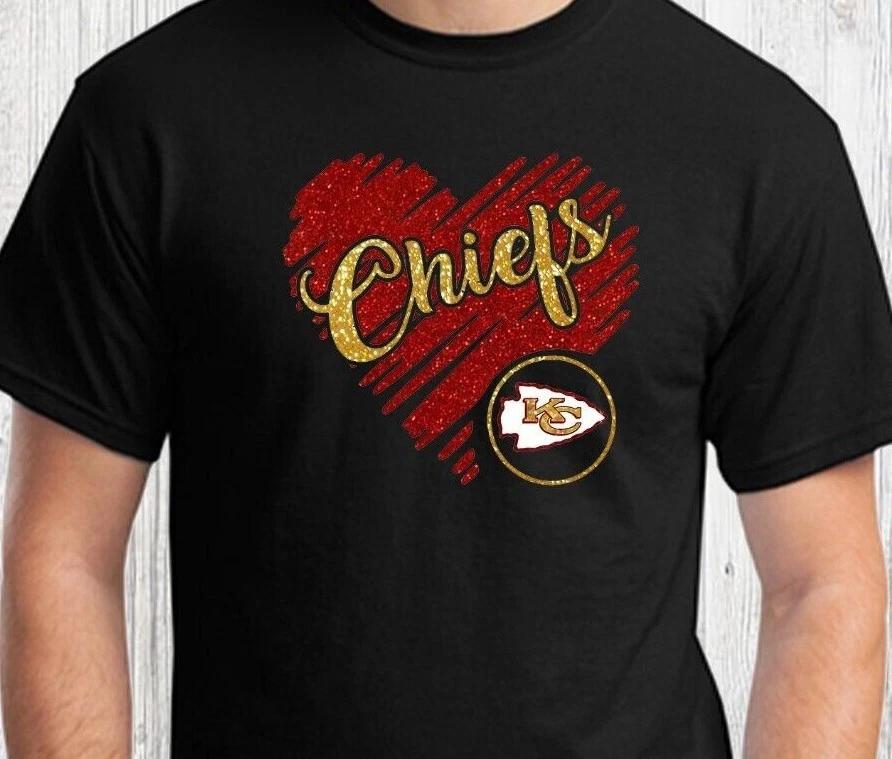 Kansas City Chiefs - Heart - Heart of KC - America s Favorite Team -FastShipping XXL
