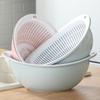 Double-Layer Plastic Drain Basket Set