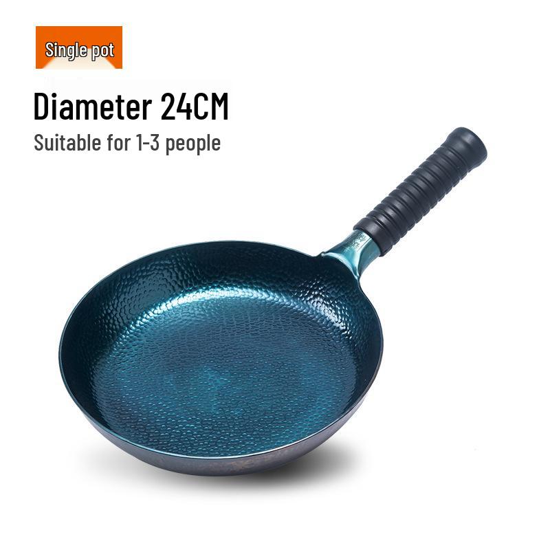 

Zhangqiu Hand-Forged Non-Stick Flat-Bottom Frying Pan for Steaks and Pancakes
