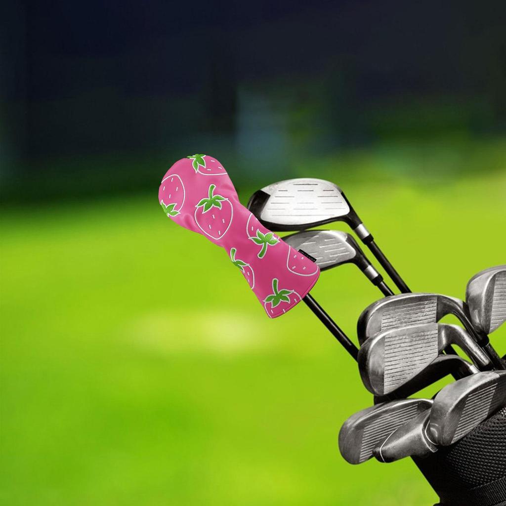 Erdbeerbedrucktes Golf-Holz-Schlägerhaube Kopfschutz für Wasserabweisenden Stilvollen Transport