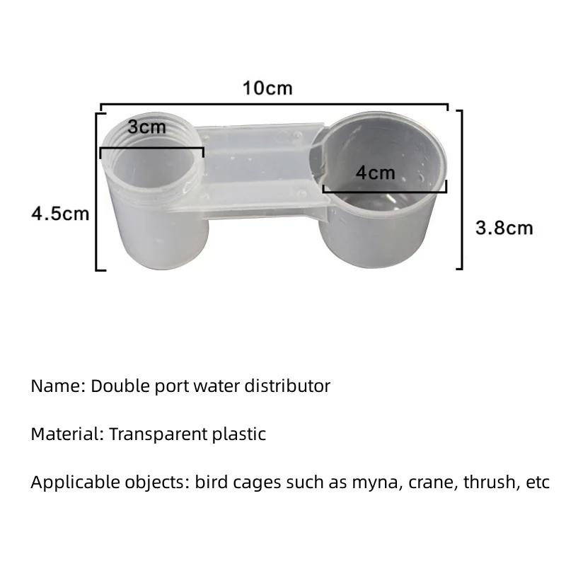 Plastic Pet Bird Drinker 500ml Feeder Water Bottle Cup for Cat Chicken Pigeon Durable Automatic Watering System