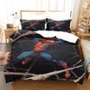 Bedding Three-Piece Set 3D Digital Cartoon Animation Microfiber Duvet Set