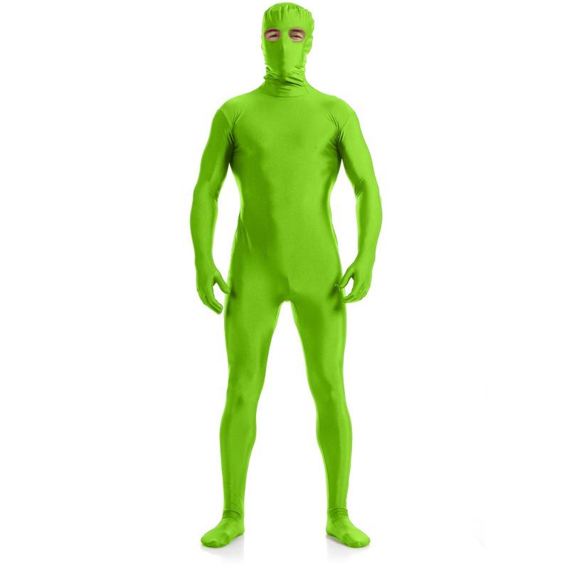 All-inclusive Exposed Tights Solid Color Cross-dressing Gymnastics Clothes Stage Performance Clothes Elastane Cos Clothes Onesie