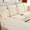 Square Jacquard Cushion Cover For Living Room Solid Stretchy Sofa Cover Velvet Couch Cover Sofa Protector Seat Cover