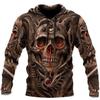 Men's Hoodies Sweatshirt 3D Print Horror Skull Streetwear Harajuku Pullover Hip Hop Jacket Men Women Tracksuit Oversized Hoodie