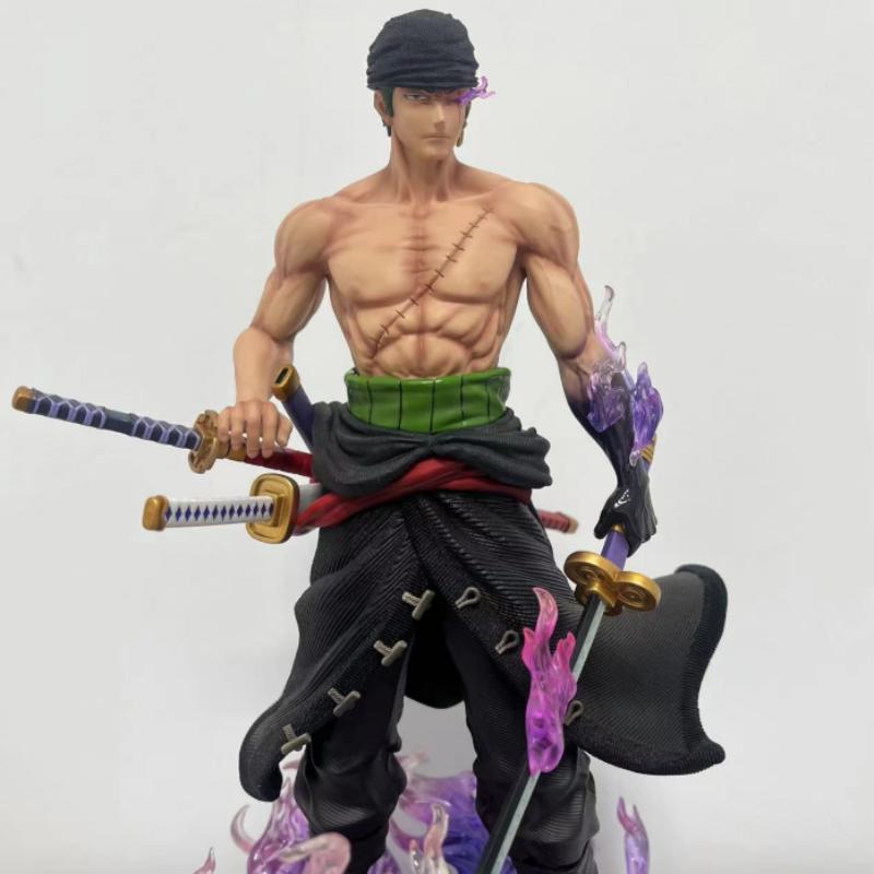 

32CM One Piece Roronoa Zoro Standing Pose Statue Anime Model Figure For Birthday Gift Collection