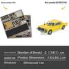 1965 Ford Mustang Sports Car All-Metal 3D DIY Model Puzzle - No Glue Required