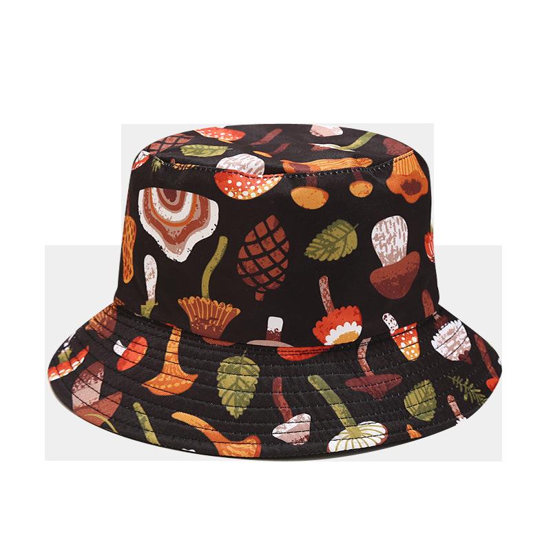 Colorful Print Bucket Hat Panama For Women And Men Outdoor Sunshade Fisherman Caps Summer Travel Beach Bob Foldable Basin Cap