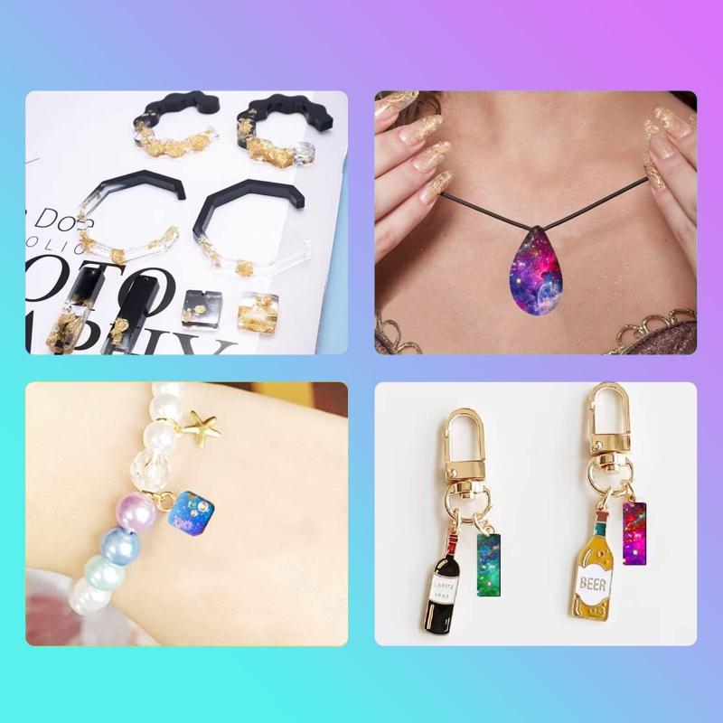 Resin Earring Mold Jewelry Earring Silicone Mold for Epoxy Resin Casting Hoop Earring Mold for DIY Jewelry Pendant Craft