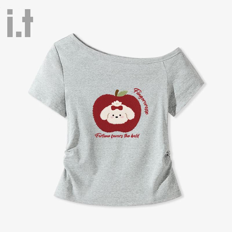 Fingercroxx IT Women s Short-Sleeve Off-Shoulder T-Shirt L