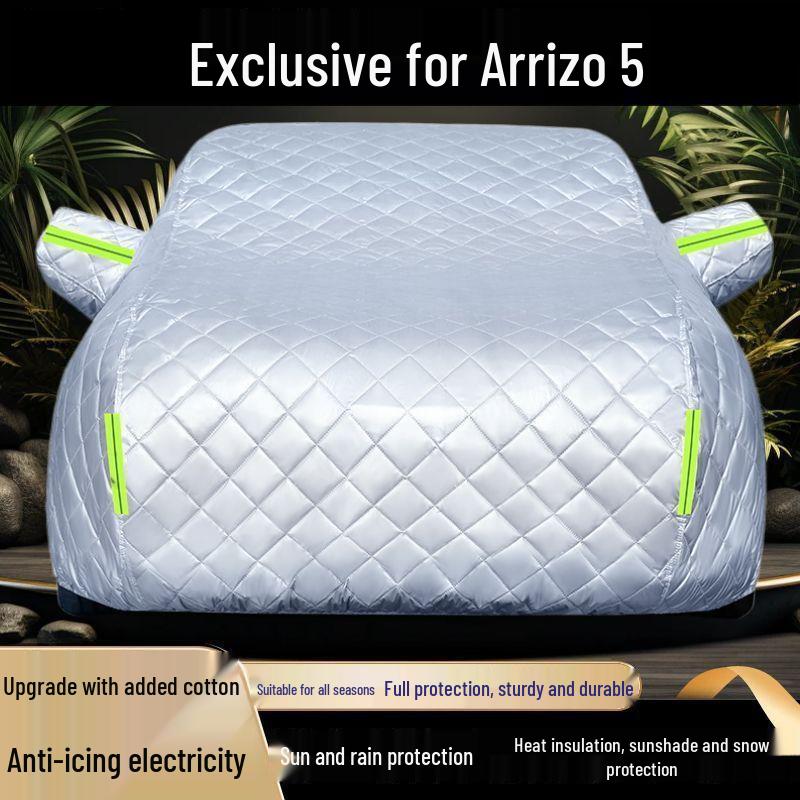 Chery Arrizo 5 Cotton Car Cover - Sun/Rain Protection, Heat Insulation, Hail Shield, Thickened Full Coverage Chery Arrizo 5