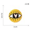 Cartoon Yellow Flower Embroidery Iron On Patches For Clothing Butterfly Sun Rainbow Clothes Stickers Apparel Sewing Accessories