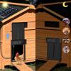 Large LCD Display Automatic Chicken Door with Charging Light sensors Remote Safety Aluminum