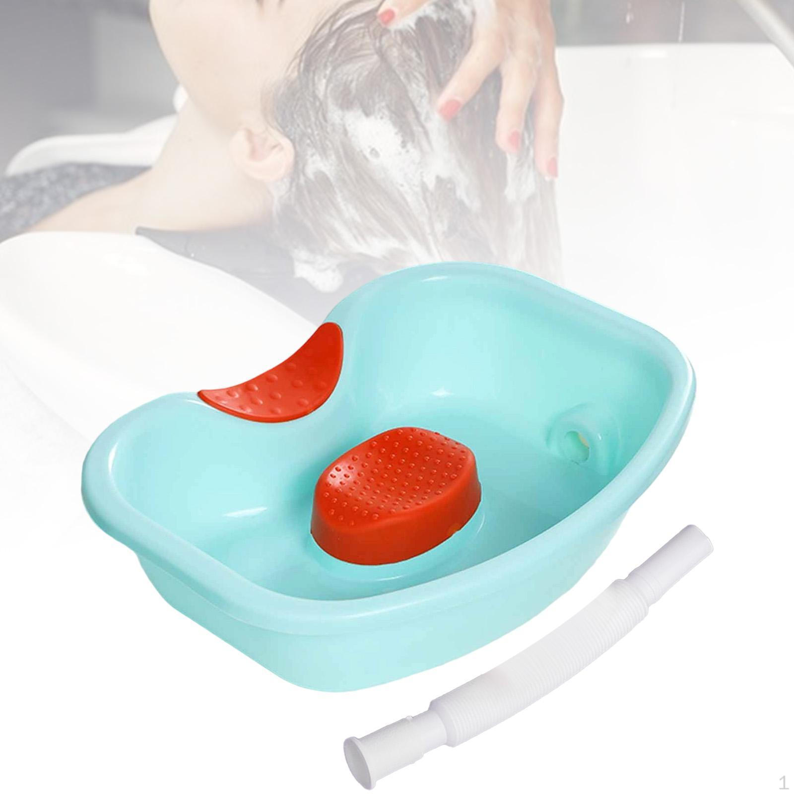 

Мийка для волосся Ванна Легкий лоток з гладким краєм для миття шампуню для спальні та салону зелений