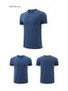 T-shirt de sport d'été pour homme en soie glacée coupe slim à séchage rapide