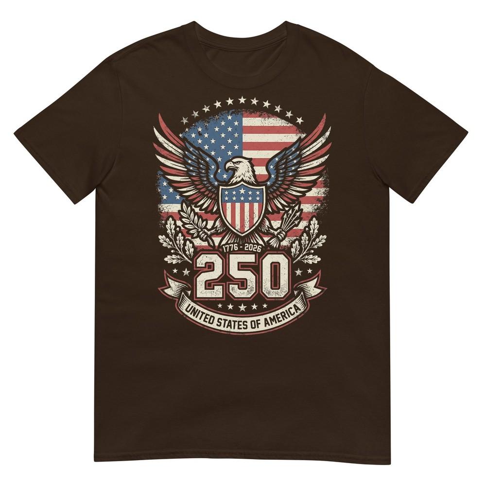 Patriotic 250 Years Usa 250 Anniversary American 4th Of July TShirt