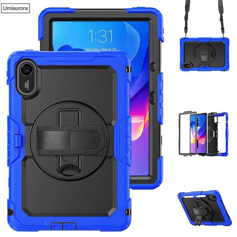 For Xiaomi Redmi Pad2 Pad 2 11 Inch 2025 Shockproof Silicon PC Hybrid Tablet Cover Stand Hand Shoulder Strap Rugged Case Funda