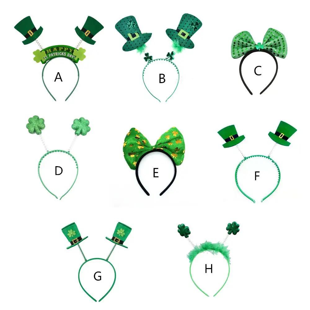 Decoration Lucky Green Headband Clover Headwear Party Supplies Holiday Accessories St Patricks Day Hair Band