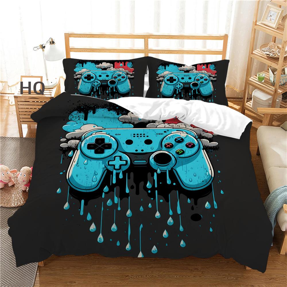 Trösterbezug-Set für Teenager, 3D-Spielekonsolen-Druck, Heimtextilien aus hochwertigem Polyester