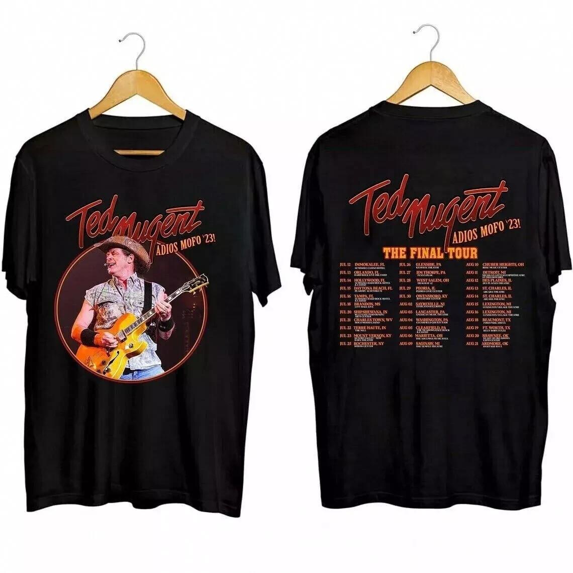 Ted Nugent Adios Mofo 2023 Tour T-Shirt Concert Music Gift For Fans XXL
