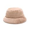Women Fashion Warm Faux Fur Winter Hats Outdoor Sunscreen Bucket Hat Female Fashion Solid Color Caps Fashion Accessories