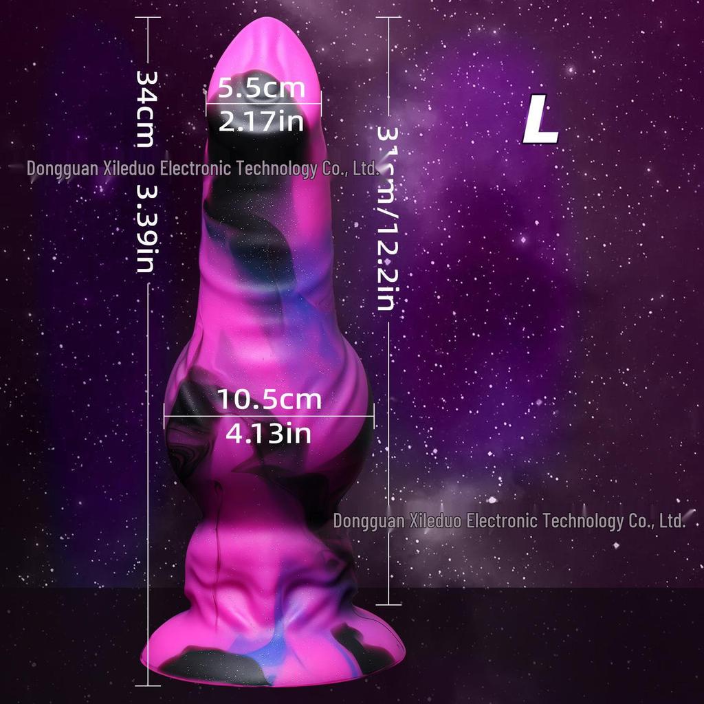 Alien-Themed Silicone Dildo: Soft, Large, Female Masturbator
