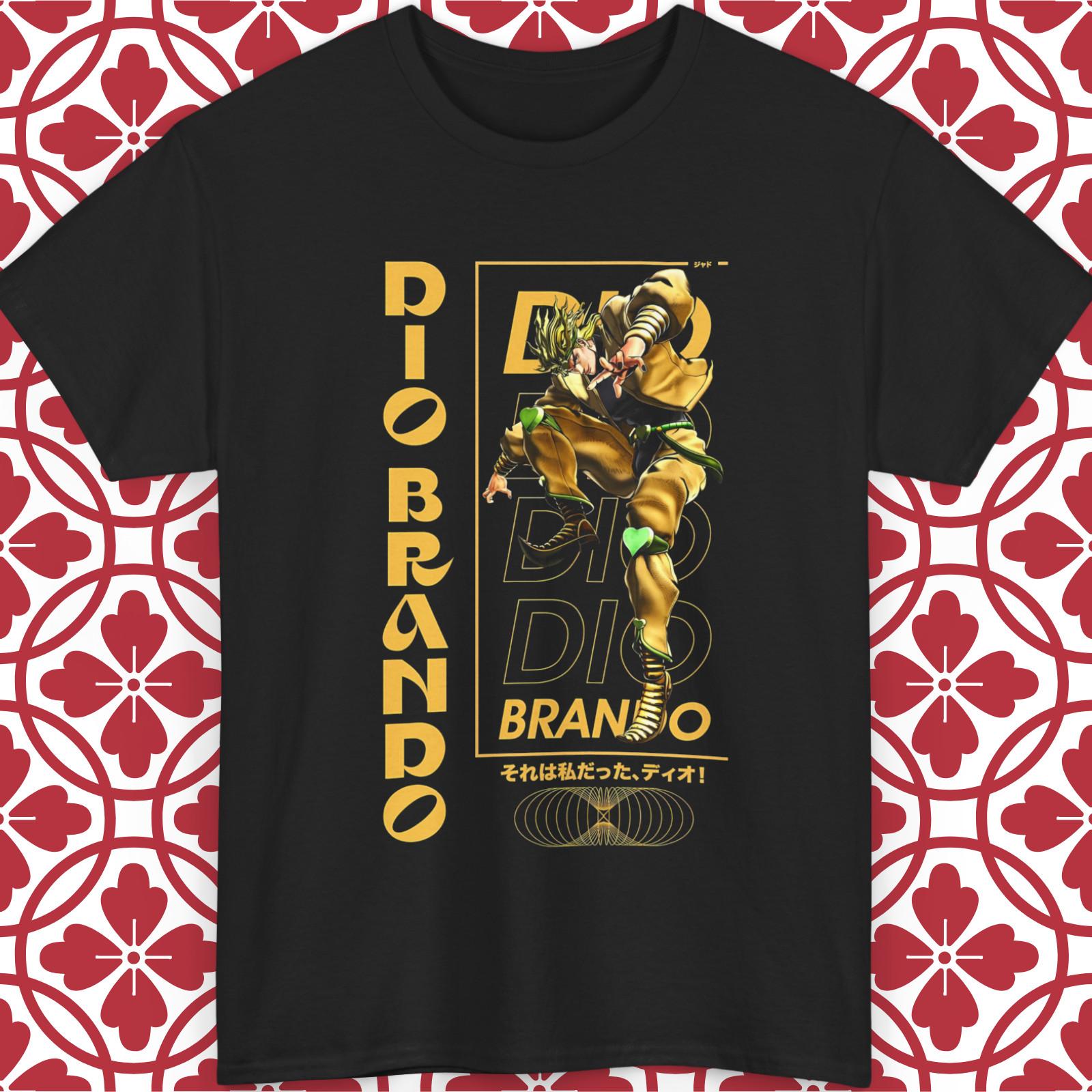 

Футболка Хлопок 100% Мужская Топ JoJo s Bizarre Adventure Аниме Графическая Футболка Унисекс Все Размеры M