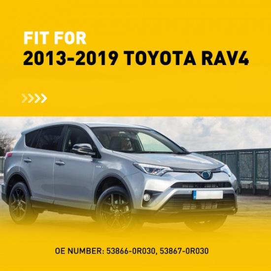 2X Front Black Side Wiper Cowl Extension Cover For Trim 2013- RAV4 Toyota