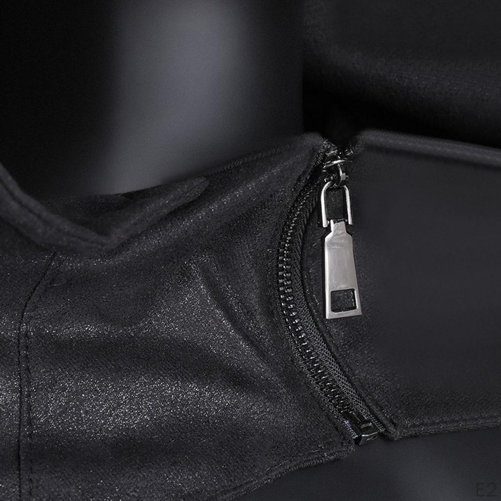 Punková gotická steampunková čepice s kapucí a kapucí s nastavitelnými ramínky