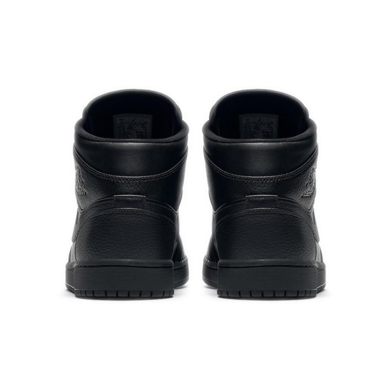 Air Jordan 1 Mid 'Triple Black' 2020 Jordan 554724-091