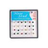 Elegant White Stone Nose Studs: Chic and Trendy Piercing Accessories for Ladies.