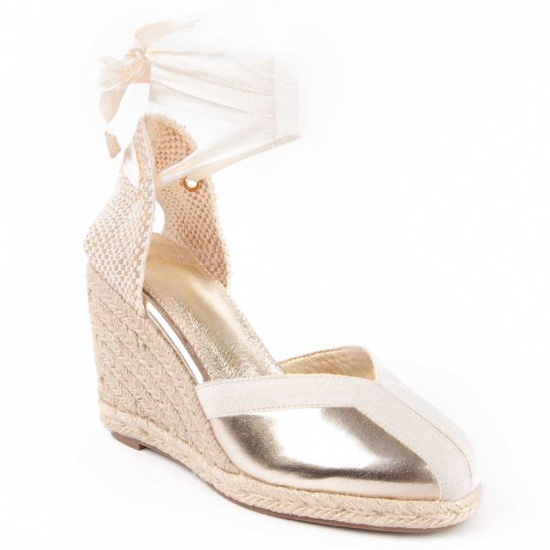 Alpargata De Cuña Para Mujer. Montevita Balenci2 102903