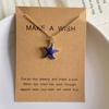 Lovely Starfish Necklace for Women Girl White Blue Black Pink Color Fashion Choker Necklace Gift For Friend Jewelry
