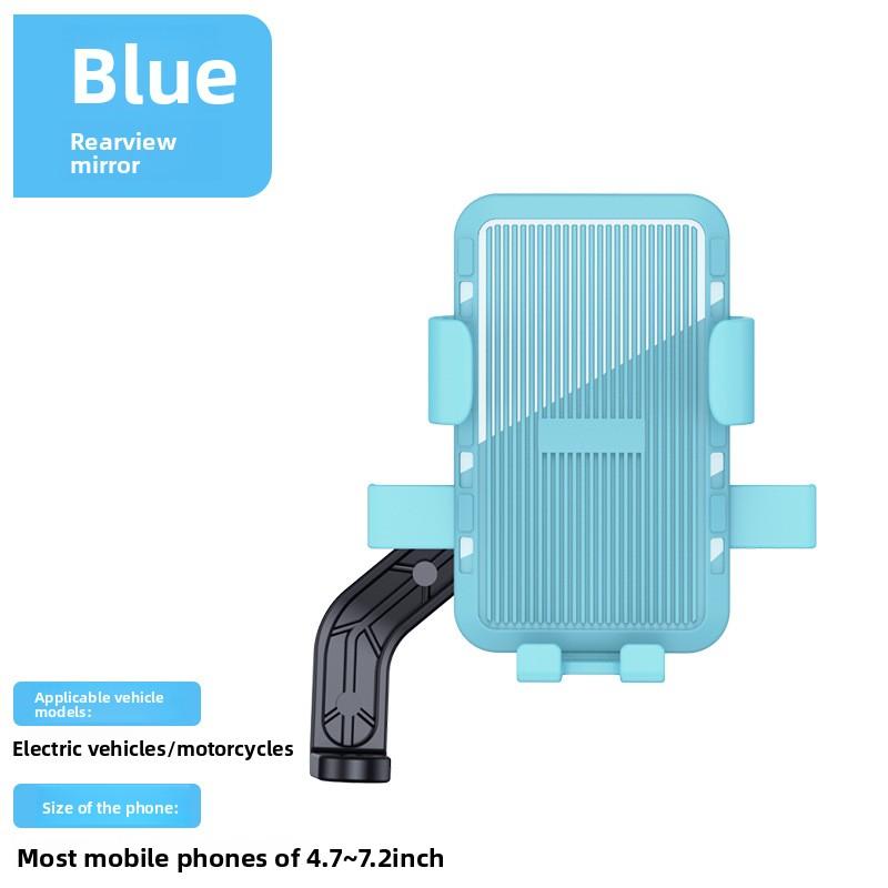 Electric vehicle phone holder, navigation bracket, universal fixed phone mount for motorcycles, bicycles, and delivery riders