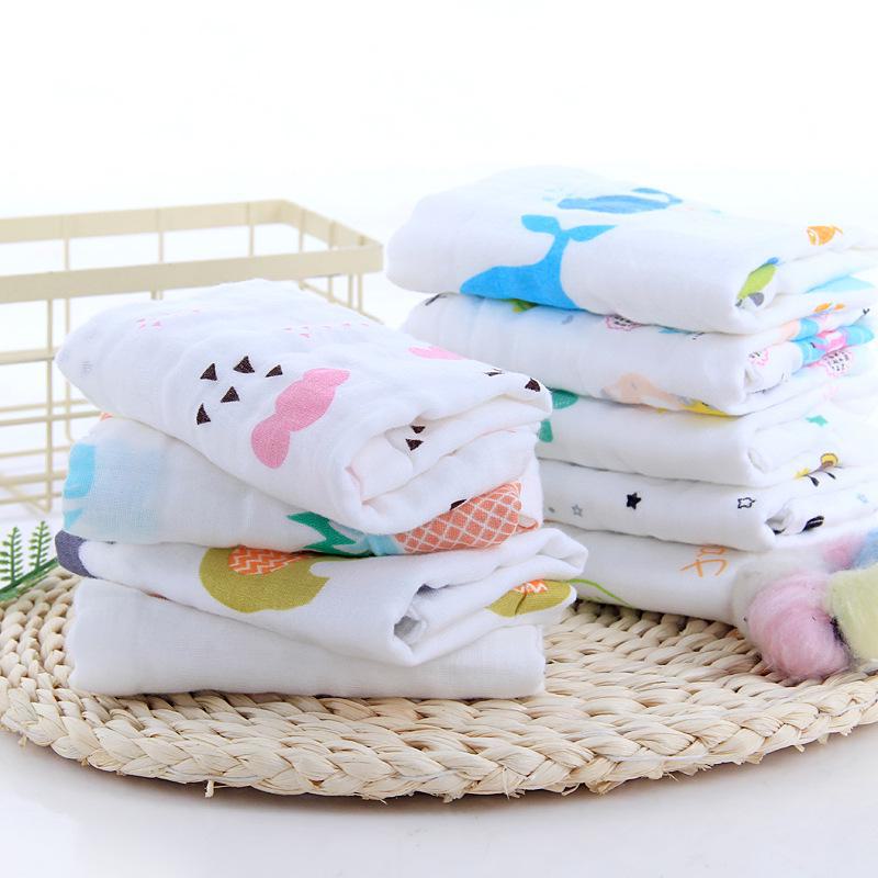 Pure Cotton Baby Bib & Towel Set: Soft Gauze for Newborns