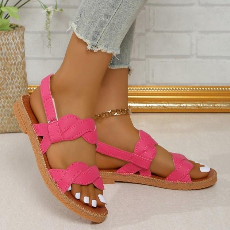 Women Sandals Trend Anti-slip Wear-resistant Sandals Women Soft Soled Beach Flat Platform Shoes Women Sandalias De Mujer