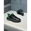 Autumn new low-top leather surface comfortable thick-soled air cushion dad shoes light, casual, comfortable and breathable low-top