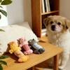 Soft Plush Elephant Shaped Squeaky Chew Toy for Pets