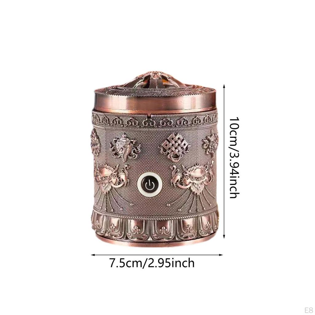 Slitinová kadidelnice jako dárek, funkce automatického vypnutí, držák pro ložnici a SPA