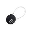 Ball Shaped Hiking 3 Digit Combination Steel Wire Bicycle Lock Gym Padlock Trunk Locks Code Lock