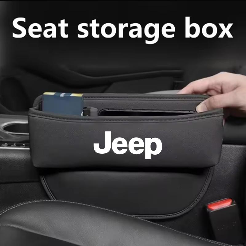 Multifunction Car Seat Gap Organizer Seat Crevice Slot Storage Bag For Jeep Grand Cherokee Wrangler JK Gladiator Compass Patriot