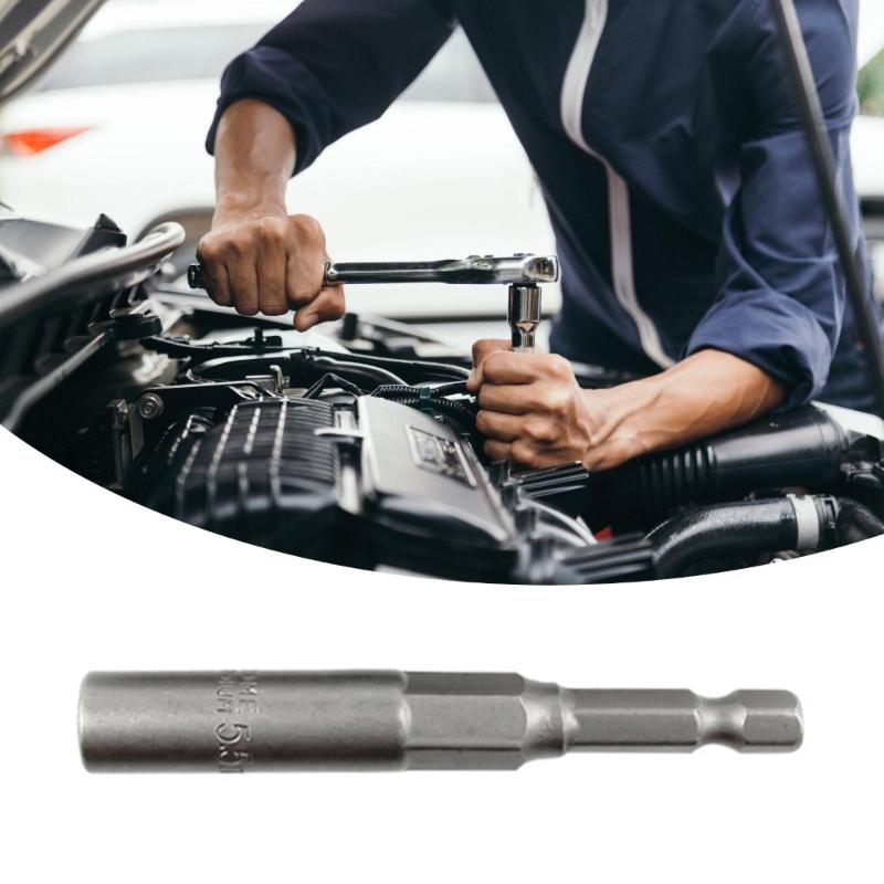 Heavy Duty Hexagonal Shank Socket Kit 5.5-19mm for Enhances Clamping Force Durability Enhances Clamping Force Stability