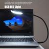 USB Reading Light 14LEG Adjustable Flexible Night Lamp with Touch Switch for Laptops and Desktops, Black